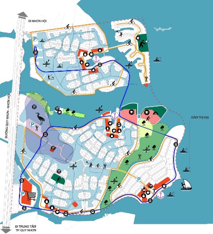 Mô hình dự án Thị Nại Eco Bay