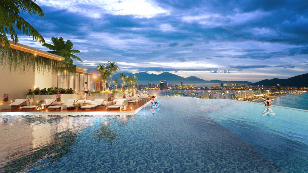 Hồ bơi TMS Luxury Hotel Residence Quy Nhơn