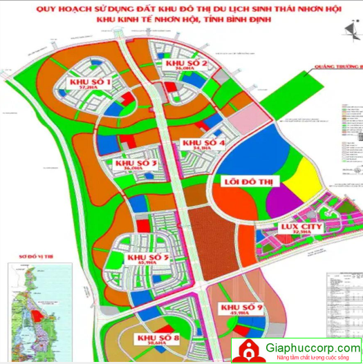 Quy hoạch Khu Đô Thị Du Lịch Sinh Thái Nhơn Hội